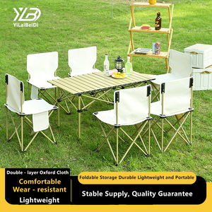 Stable, portable and easy to store outdoor folding tables and chairs