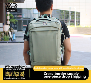 Business Casual Double - layer Large - Capacity Backpack